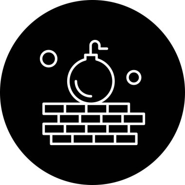 Vektör hacker Simgesi, vektör illüstrasyonu