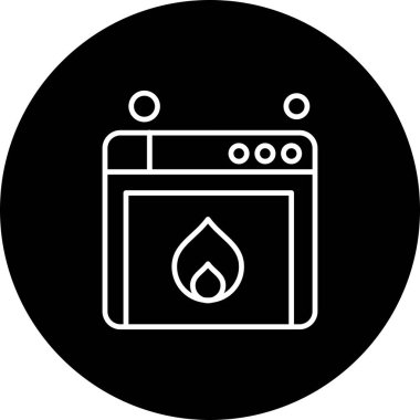 Vektör hacker Simgesi, vektör illüstrasyonu