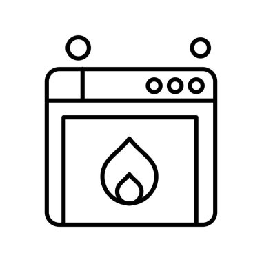 Vektör hacker Simgesi, vektör illüstrasyonu