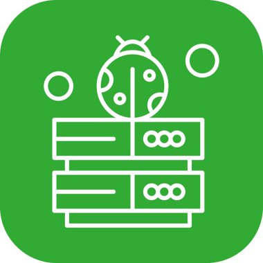 Vektör hacker Simgesi, vektör illüstrasyonu