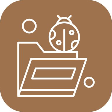 Vektör hacker Simgesi, vektör illüstrasyonu