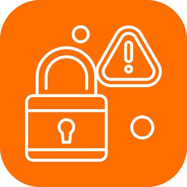 Vektör Kilit Simgesi, güvenlik kavramı