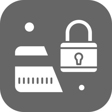 ATM Kart Simgesi, Vektör illüstrasyonu