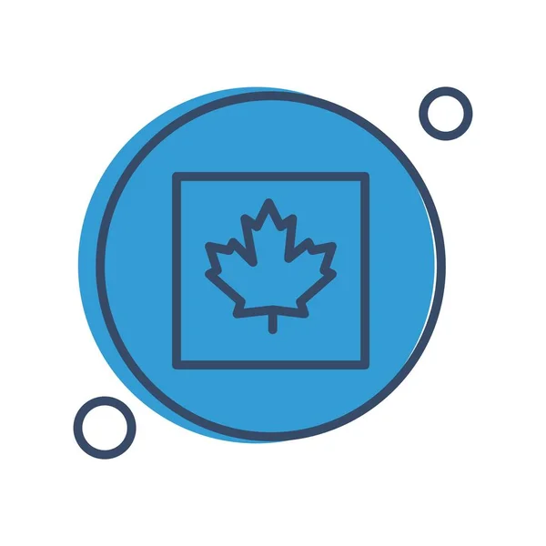 Kanada Dzień Ikona Wektor Ilustracja — Wektor stockowy