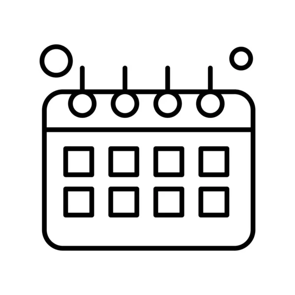 Vector Calendar Icon Illustration — 스톡 벡터