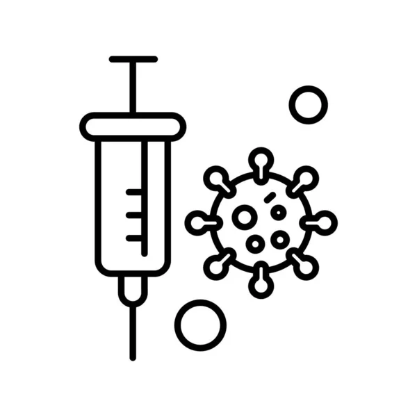 Vector Corona Virus Covid Icon Vector Illustration — Stock Vector