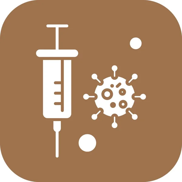 Vector Corona Virus Covid Icono Vector Ilustración — Vector de stock