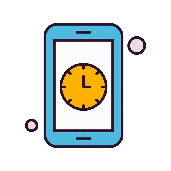 Vector Icono Del Reloj Ilustración — Vector de stock