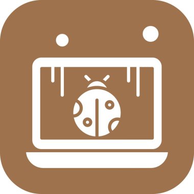 dizüstü bilgisayar simgesi, vektör illüstrasyonu