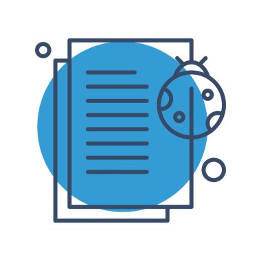 Vektör hacker Simgesi, vektör illüstrasyonu