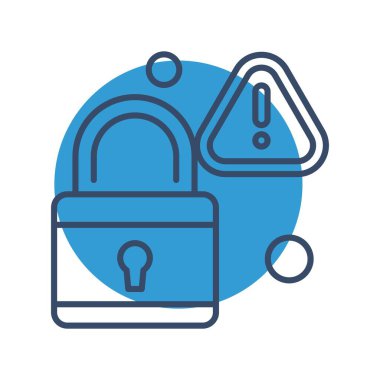 Vektör Kilit Simgesi, güvenlik kavramı