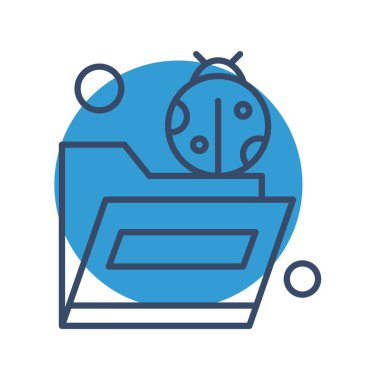 Vektör hacker Simgesi, vektör illüstrasyonu