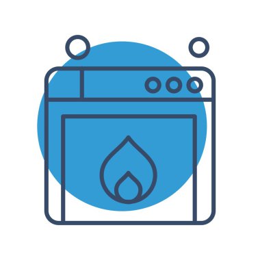 Vektör hacker Simgesi, vektör illüstrasyonu