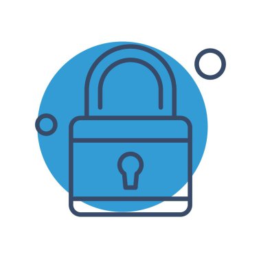 Vektör Kilit Simgesi, güvenlik kavramı