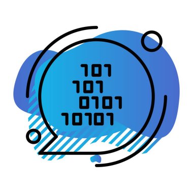 Vektör hacker Simgesi, vektör illüstrasyonu