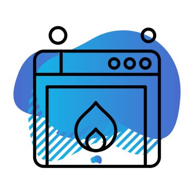 Vektör hacker Simgesi, vektör illüstrasyonu