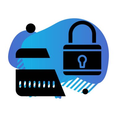 ATM Kart Simgesi, Vektör illüstrasyonu