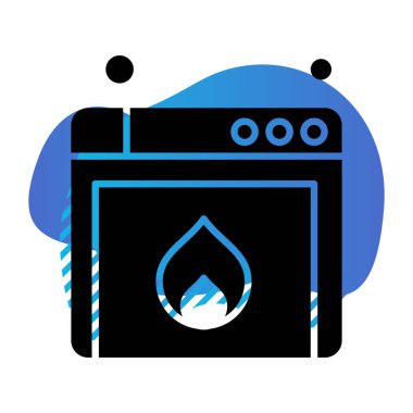 Vektör hacker Simgesi, vektör illüstrasyonu