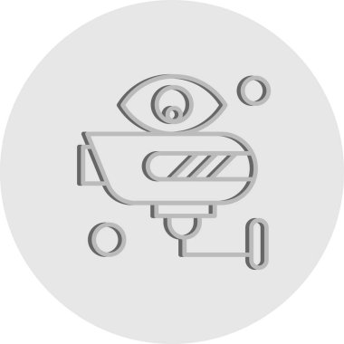  Kamera Simgesi, Vektör illüstrasyonu