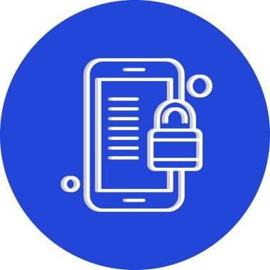 Vektör Kilit Simgesi, güvenlik kavramı