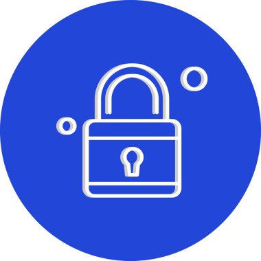 Vektör Kilit Simgesi, güvenlik kavramı