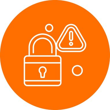 Vektör Kilit Simgesi, güvenlik kavramı