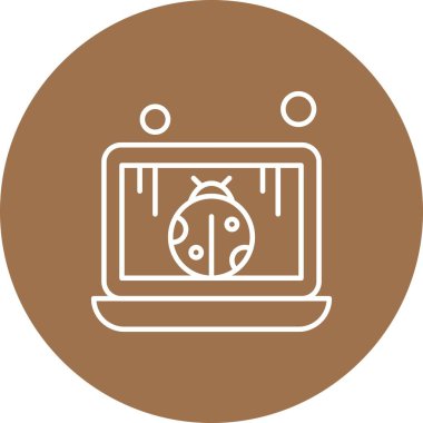 dizüstü bilgisayar simgesi, vektör illüstrasyonu