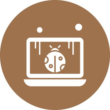 dizüstü bilgisayar simgesi, vektör illüstrasyonu