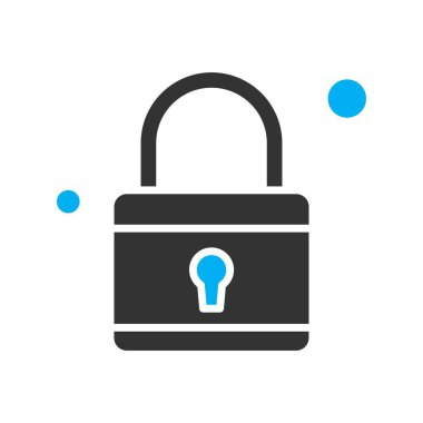 Vektör Kilit Simgesi, güvenlik kavramı