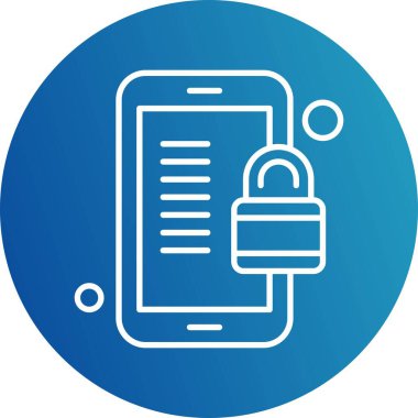 Vektör Kilit Simgesi, güvenlik kavramı