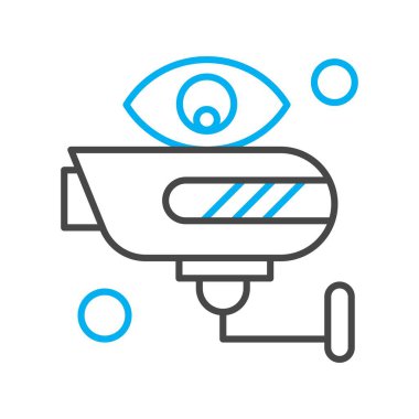  Kamera Simgesi, Vektör illüstrasyonu