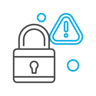 Vektör Kilit Simgesi, güvenlik kavramı