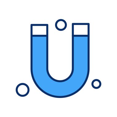  Vektör Mıknatıs Simgesi, vektör illüstrasyonu