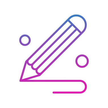  kalem simgesi vektör illüstrasyonu 