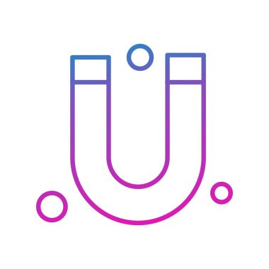  Vektör Mıknatıs Simgesi, vektör illüstrasyonu