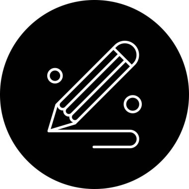  kalem simgesi vektör illüstrasyonu 