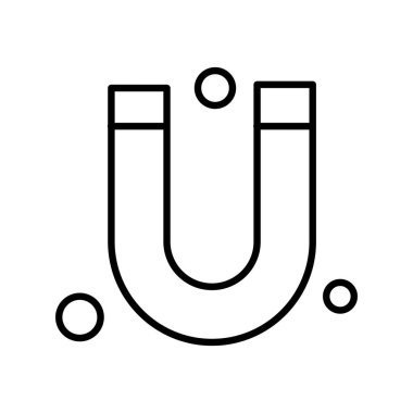  Vektör Mıknatıs Simgesi, vektör illüstrasyonu