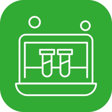 dizüstü bilgisayar simgesi, vektör illüstrasyonu