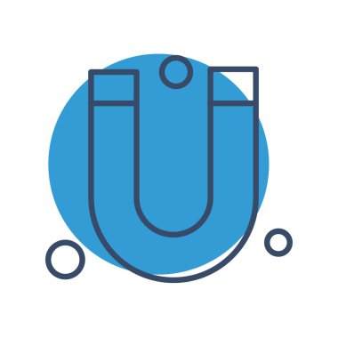  Vektör Mıknatıs Simgesi, vektör illüstrasyonu