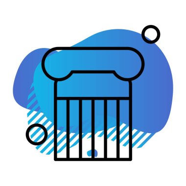 sütun simgesi çizimi 