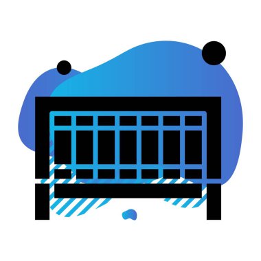  Test tübü simgesi, vektör illüstrasyonu