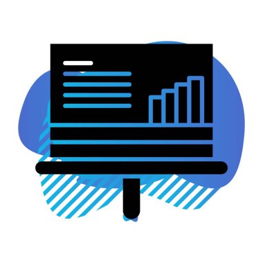 Vektör Analitik Web Simgesi, Vektör İllüstrasyonu