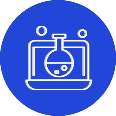 dizüstü bilgisayar simgesi, vektör illüstrasyonu