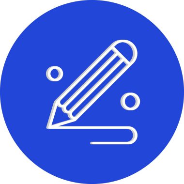  kalem simgesi vektör illüstrasyonu 