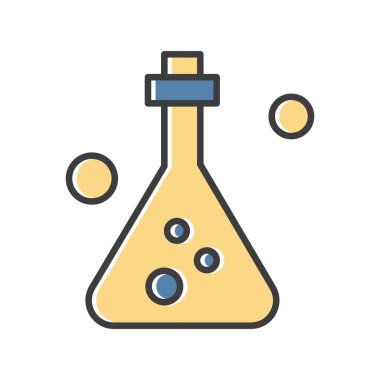  Vektör test tüpü simgesi