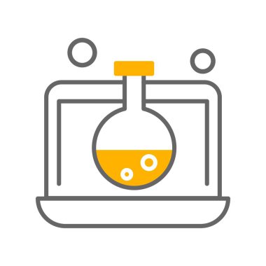 dizüstü bilgisayar simgesi, vektör illüstrasyonu