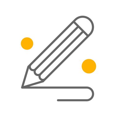  kalem simgesi vektör illüstrasyonu 