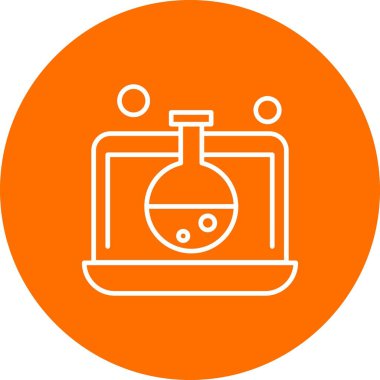 dizüstü bilgisayar simgesi, vektör illüstrasyonu