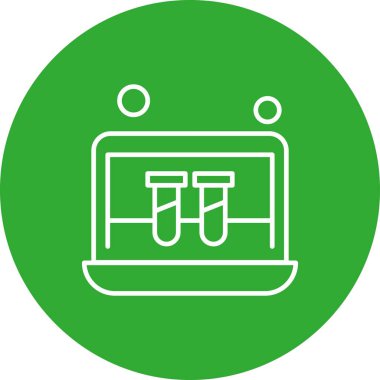 dizüstü bilgisayar simgesi, vektör illüstrasyonu