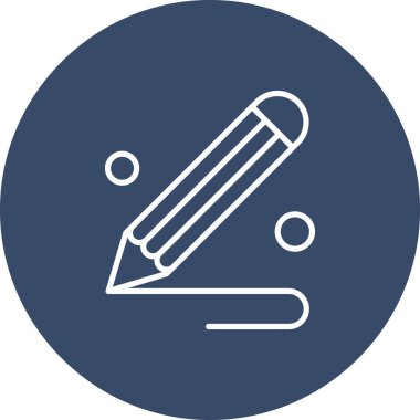  kalem simgesi vektör illüstrasyonu 